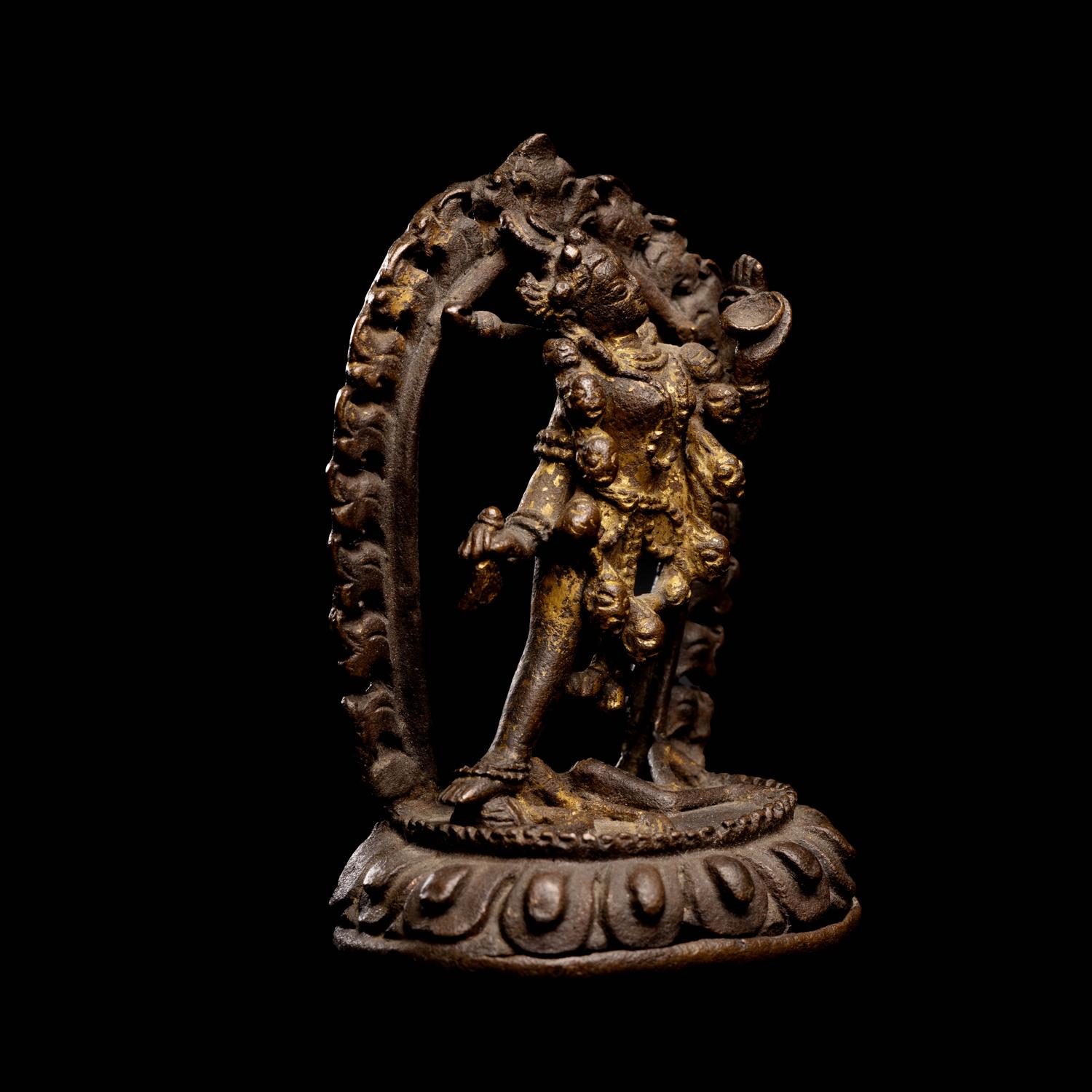 A Nepalese Gilt Bronze Figure of Dakini