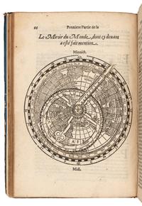 APIANUS, Petrus (1495-1522). Cosmographie, ou description des quatre parties du Monde... Corrigee & augmentee par Gemma Frison. Antwerp: Jean Bellere, 1581.