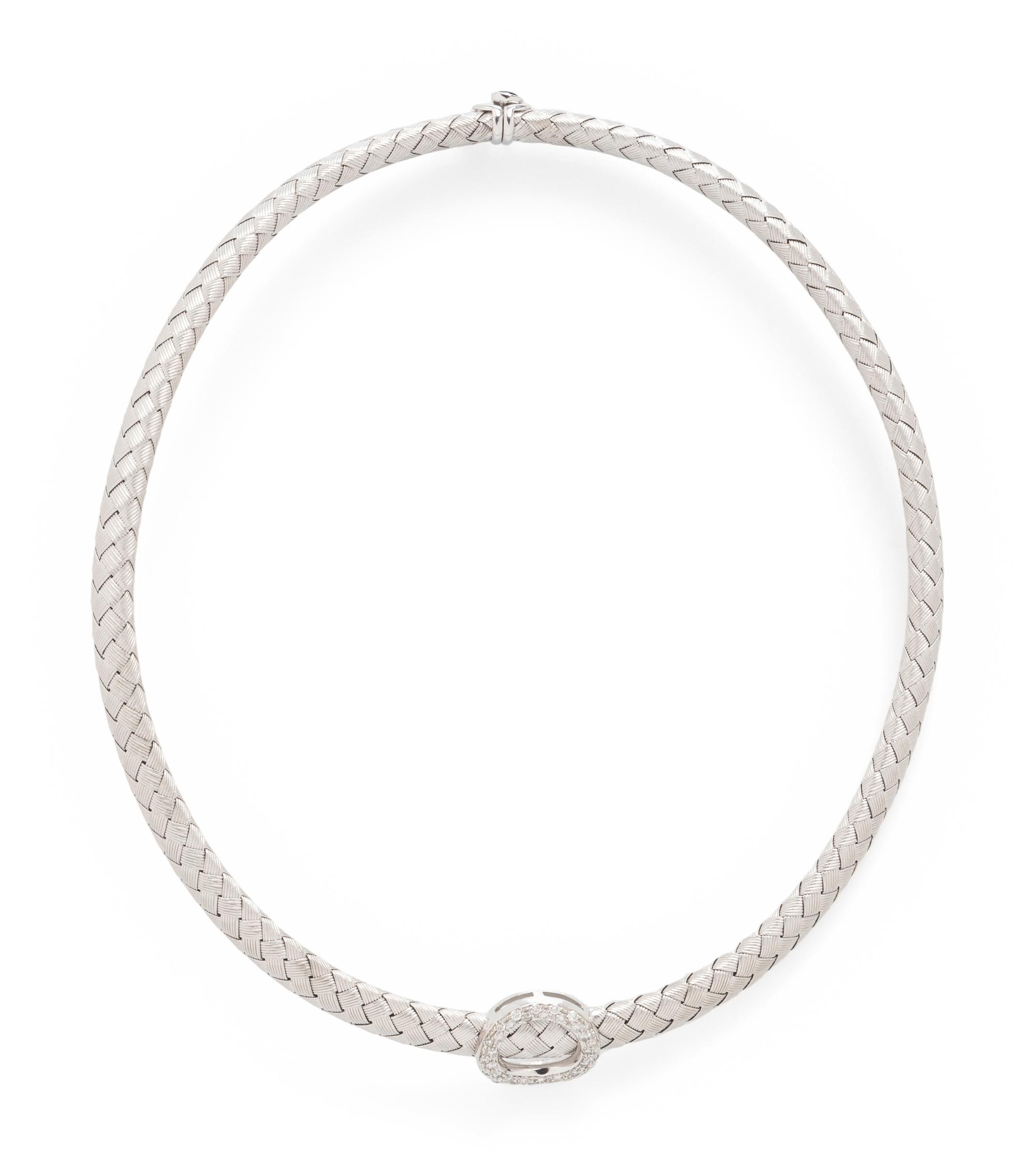 WHITE GOLD AND DIAMOND SET