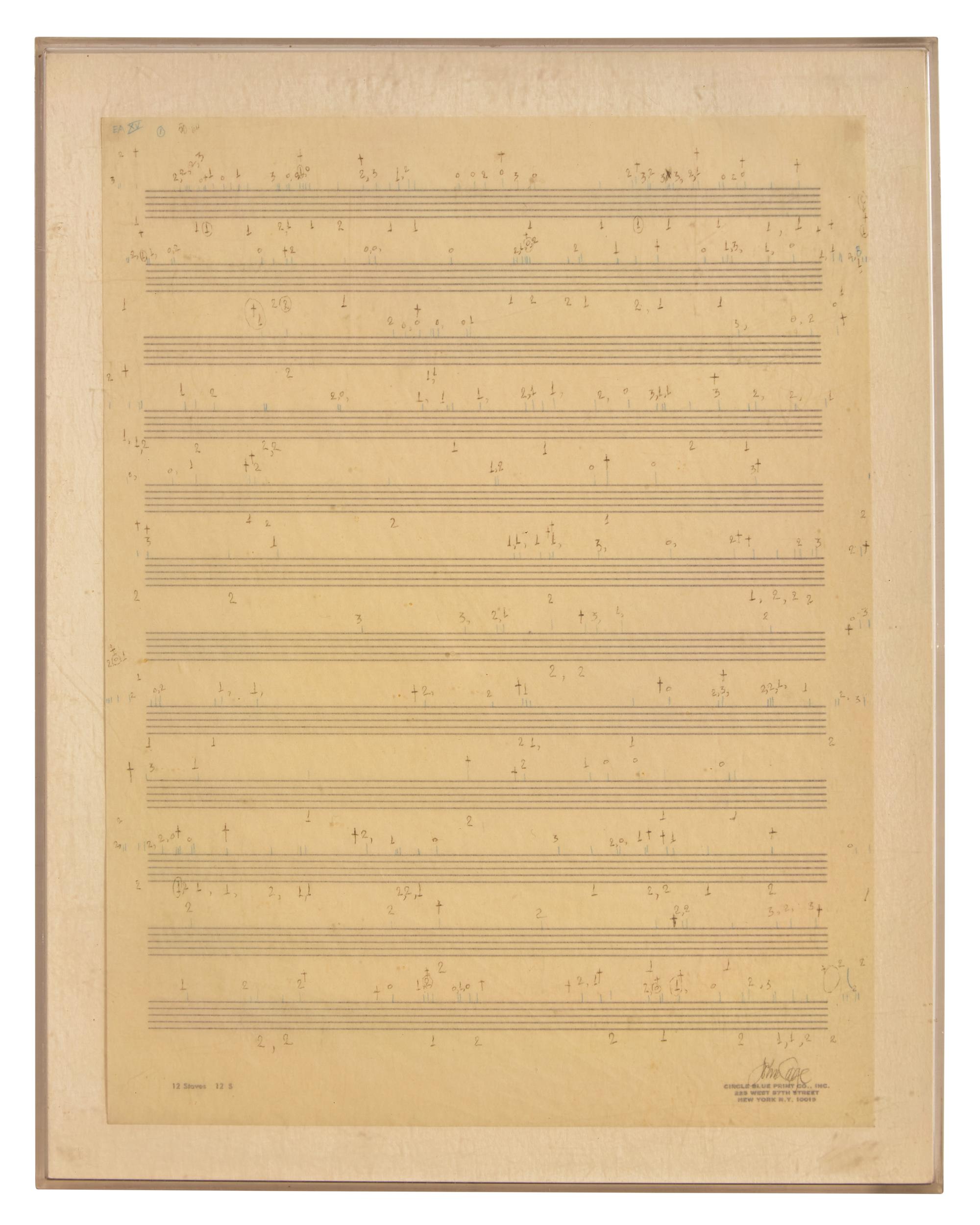 Études Australes, Piano Solo. Book II, Transcriptions to Musical Staves XV, No. 1, 1974-75