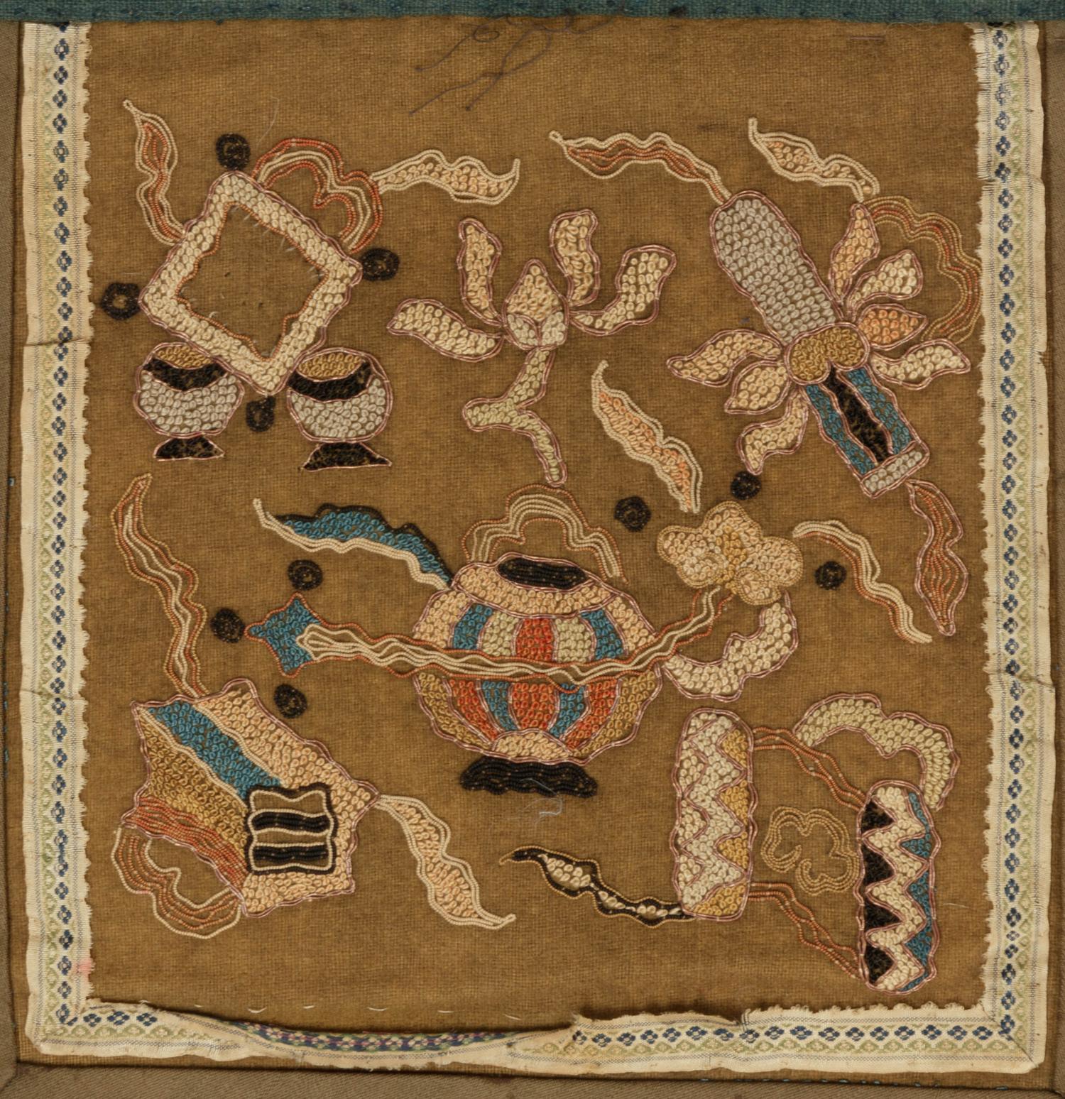 Seven Chinese Embroidered Silk Articles