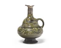 A Wedgwood Motto Jug with Applied Silver Spout