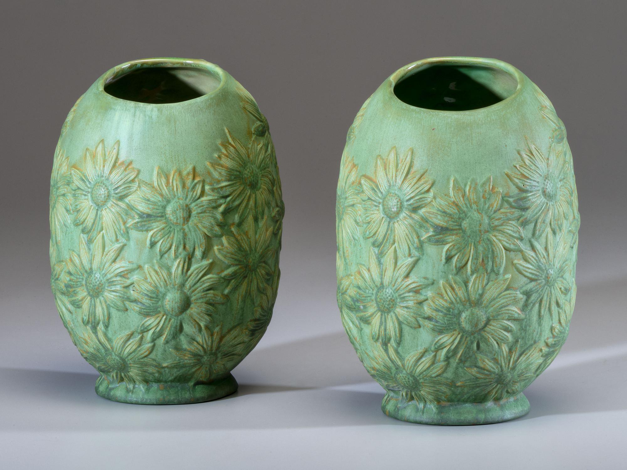 Pair of Daisy Vases