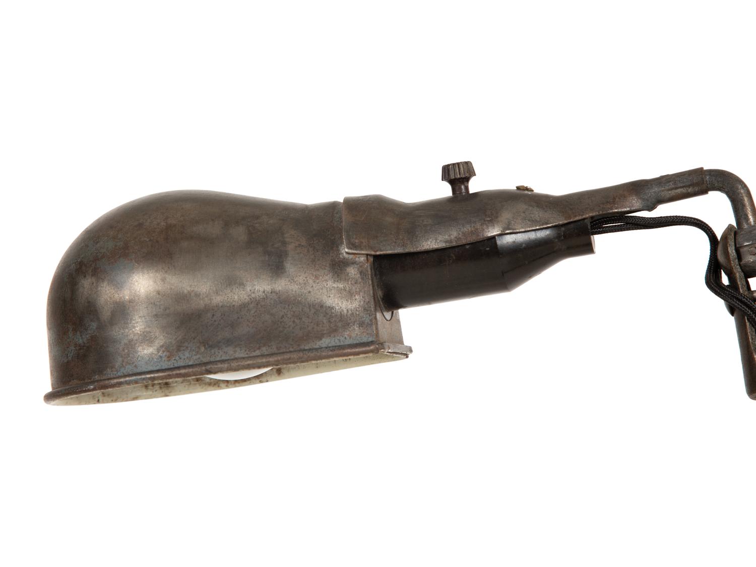 An Iron Gear Base Table Lamp — 21st Century