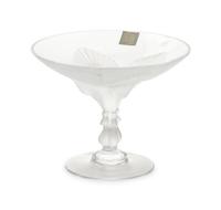 A Lalique Virginia Peacock Compote