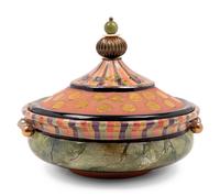 A Mackenzie Childs Terracotta Tureen