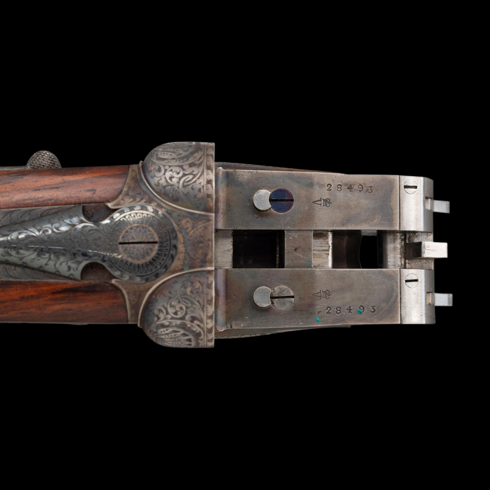 **Holland & Holland Royal Hammerless Full Side Lock Ejector Double Rifle in .240 Flanged with Case and Accessories