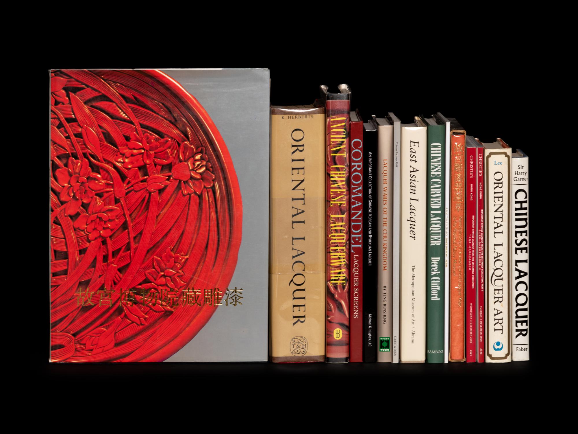 [LACQUER] A group of works about Chinese and East Asian lacquer, comprising: