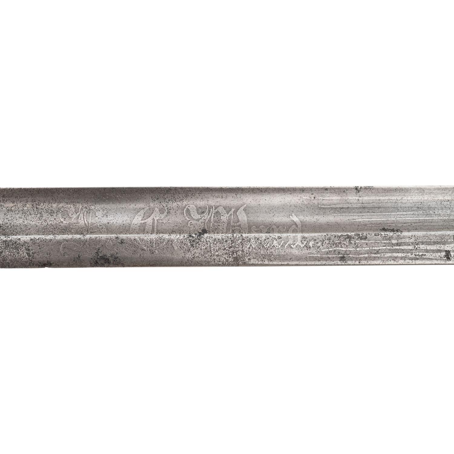 Collins & Company US Model 1840 NCO Sword with Etched Blade Reading S.C. Ward