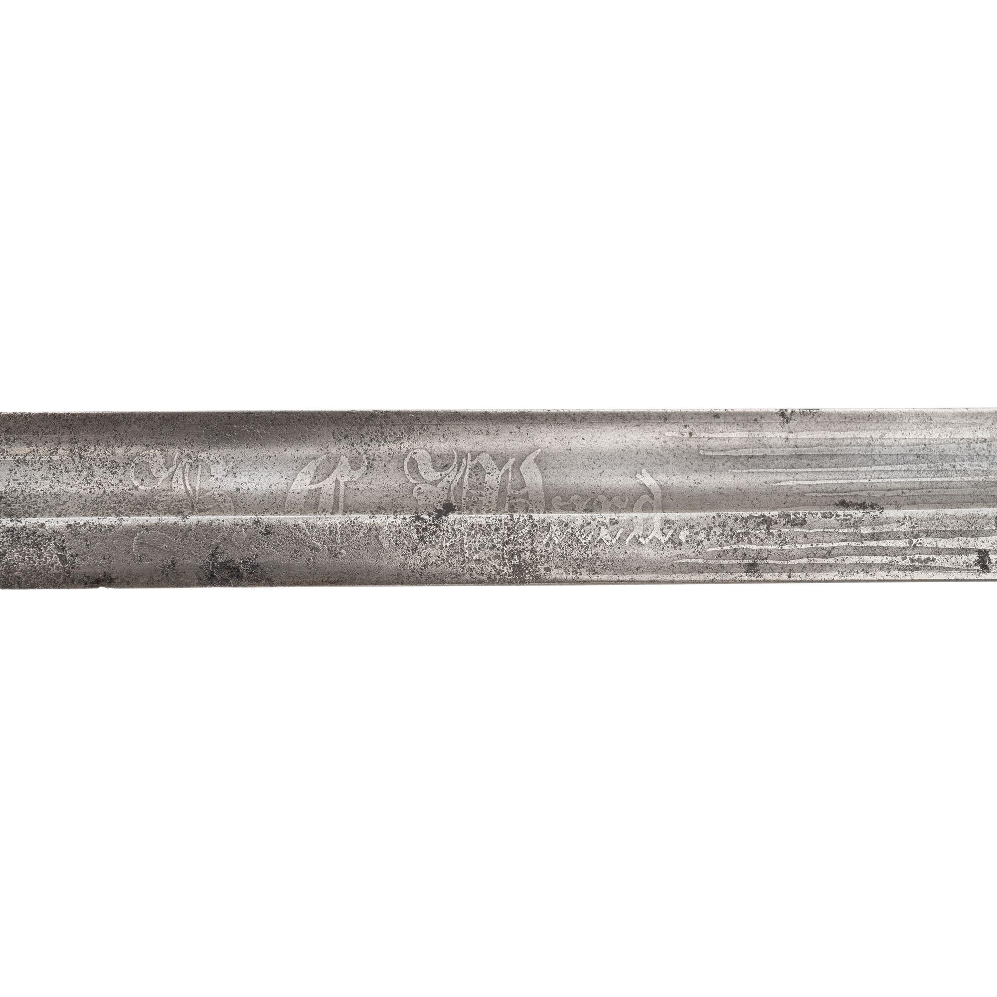 Collins & Company US Model 1840 NCO Sword with Etched Blade Reading S.C. Ward