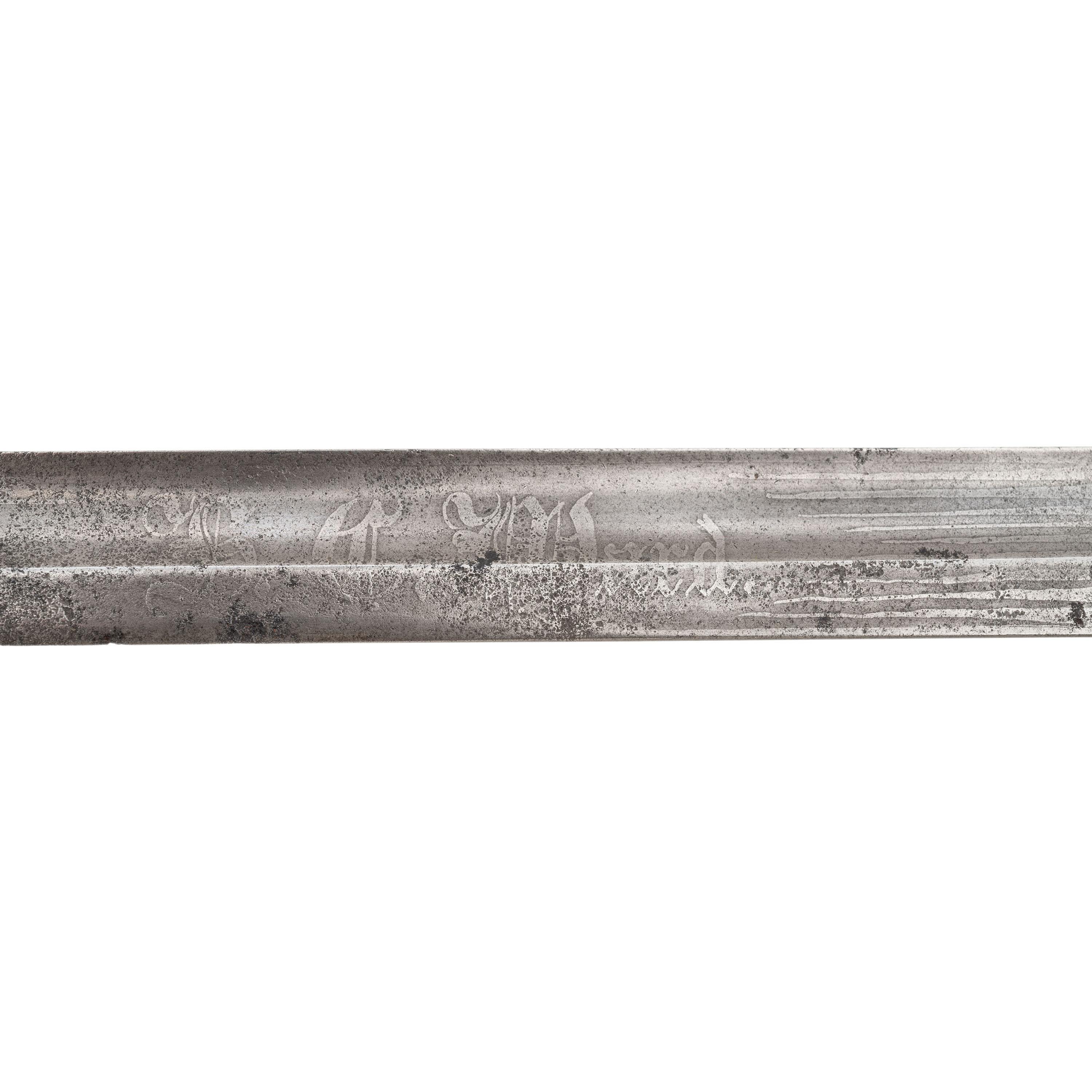 Collins & Company US Model 1840 NCO Sword with Etched Blade Reading S.C. Ward