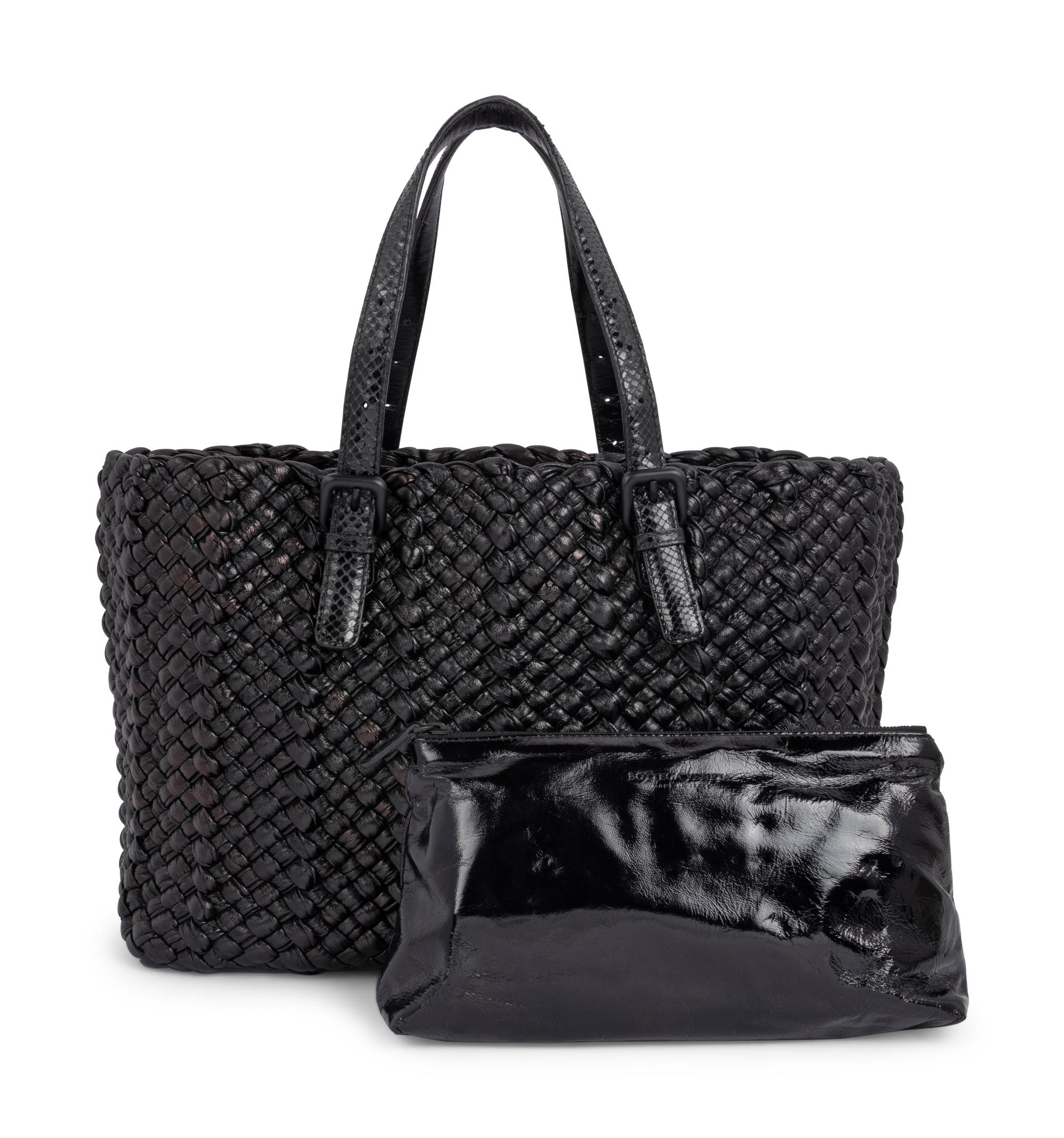 Bottega Veneta Intrecciato Leather Tote with Pouch, c. 2015-20