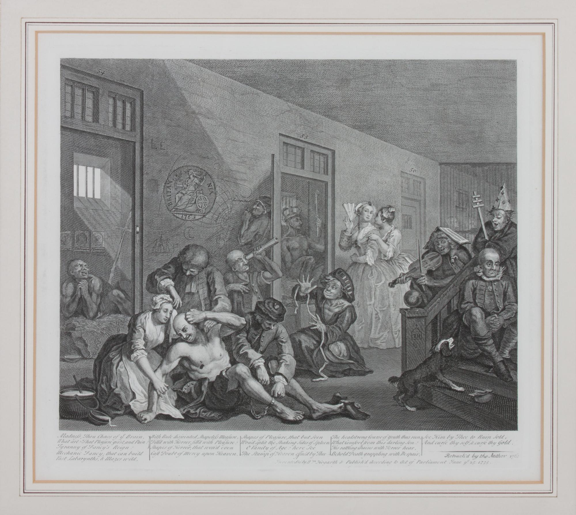 William Hogarth, (British, 1697-1764), The Rake's Progress (plates 1-8)