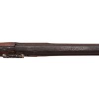 German Silver Mounted Percussion Rifle by B.D. Gill