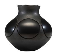 Micaeous Blackware Pottery Jar