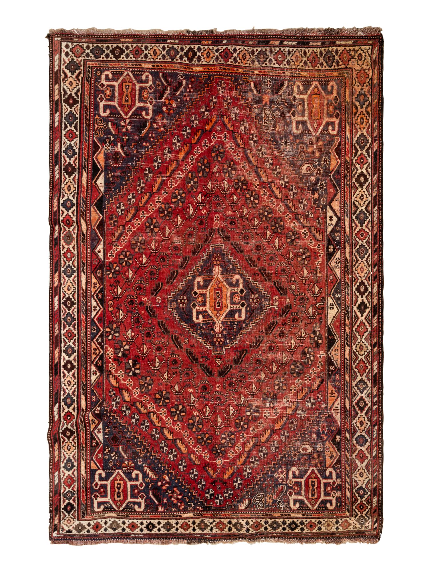 A Shiraz Wool Rug