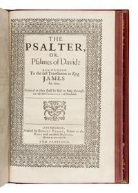 [Book of Common Prayer, in English]. The Booke of Common Prayer...for the use of the Church of Scotland . [With:] The Psalter...according to the last translation in King James his time... Edinburgh: R. Young, 1637, 1636.