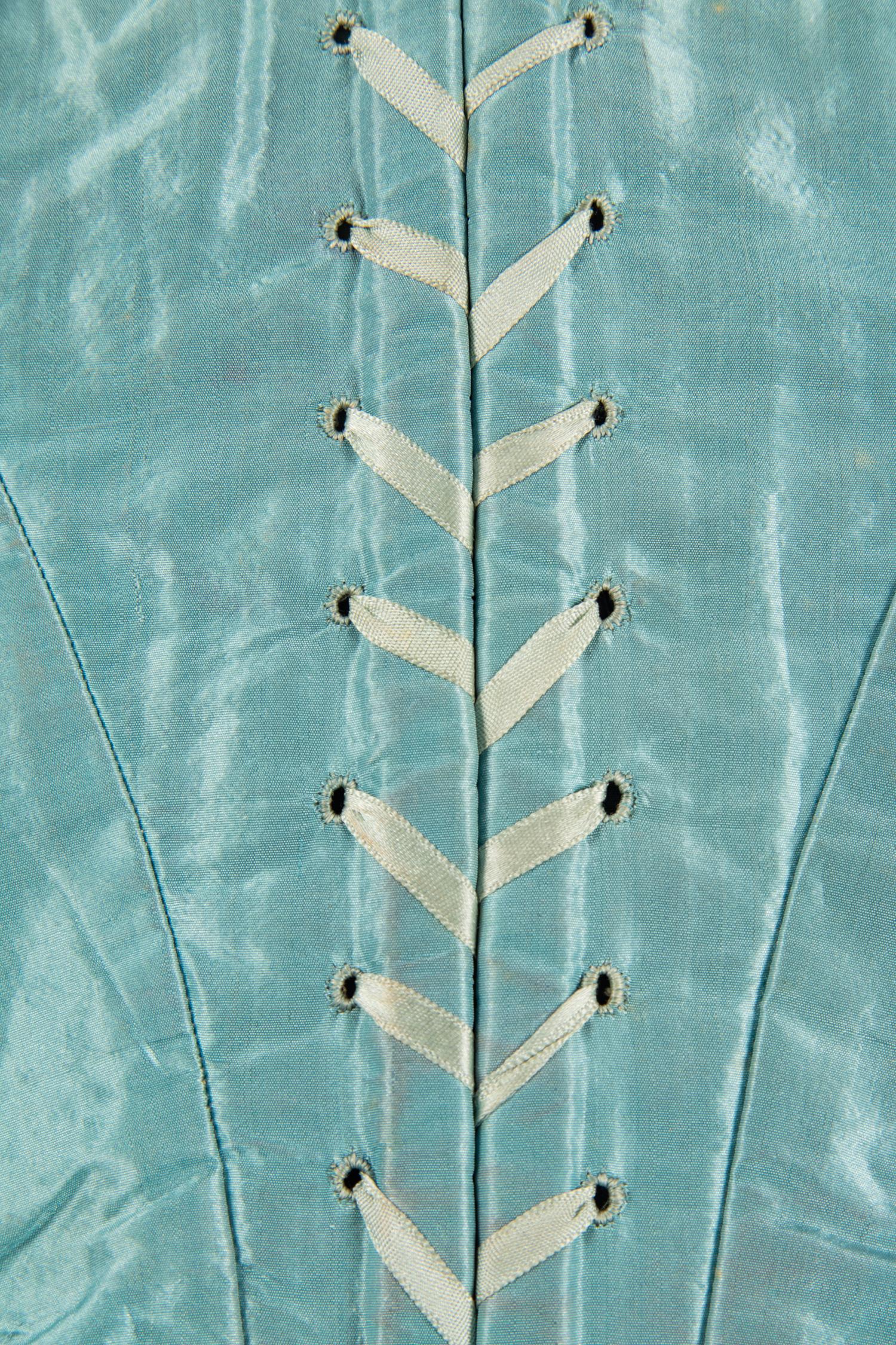 Four "Swiss Waist" Bodices and Corselets, 1860s