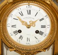 A Napoleon III Gilt Bronze Mantel Clock by Victor Paillard
