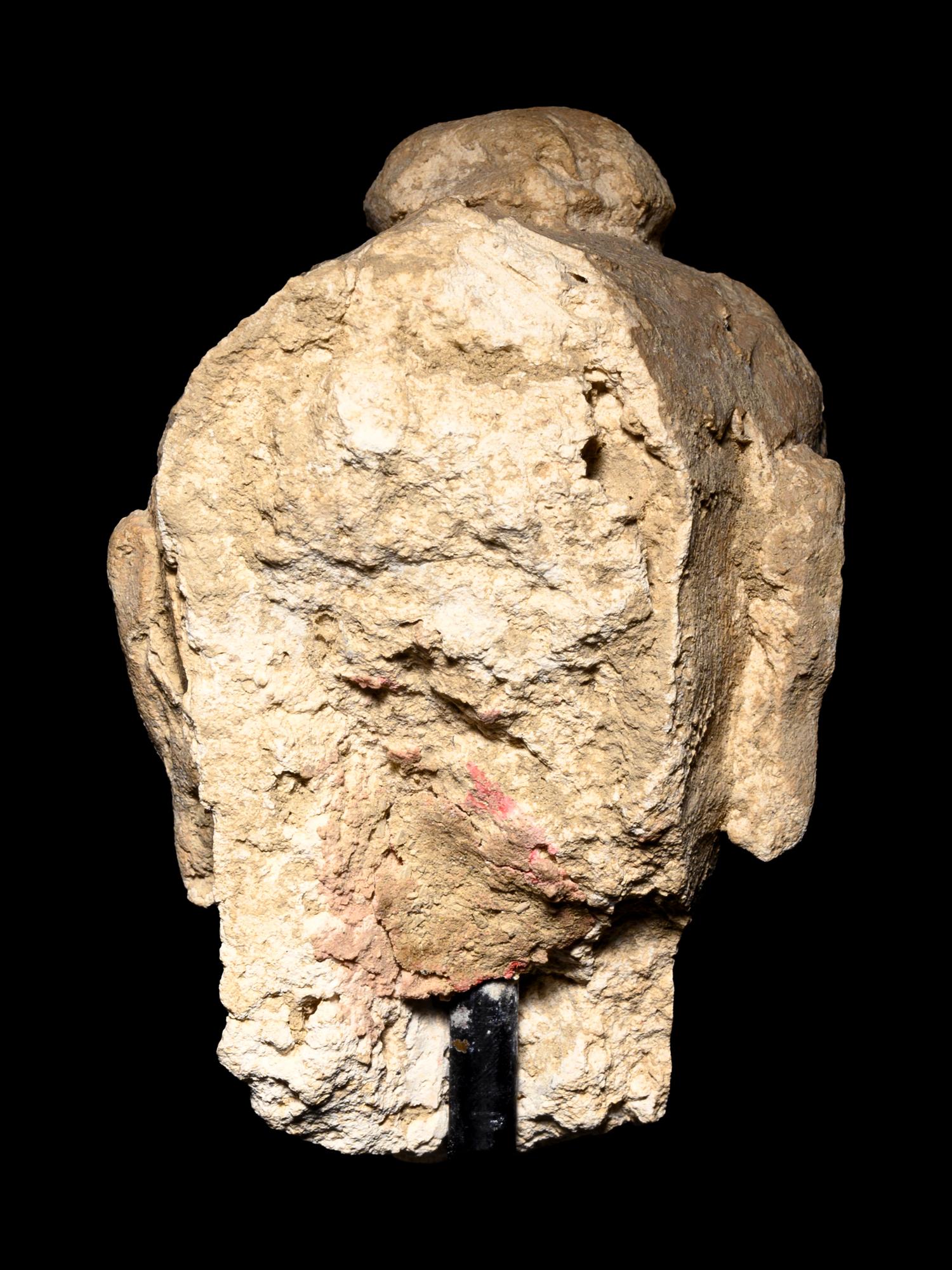 Four Gandharan Fragmentary Stucco Heads and One Bust