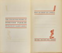 PARKER, Dorothy (1893-1967). Not So Deep as a Well . New York: The Viking Press, 1936.