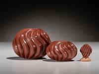 Redware Pottery Swirl Jars 2015 and 2021