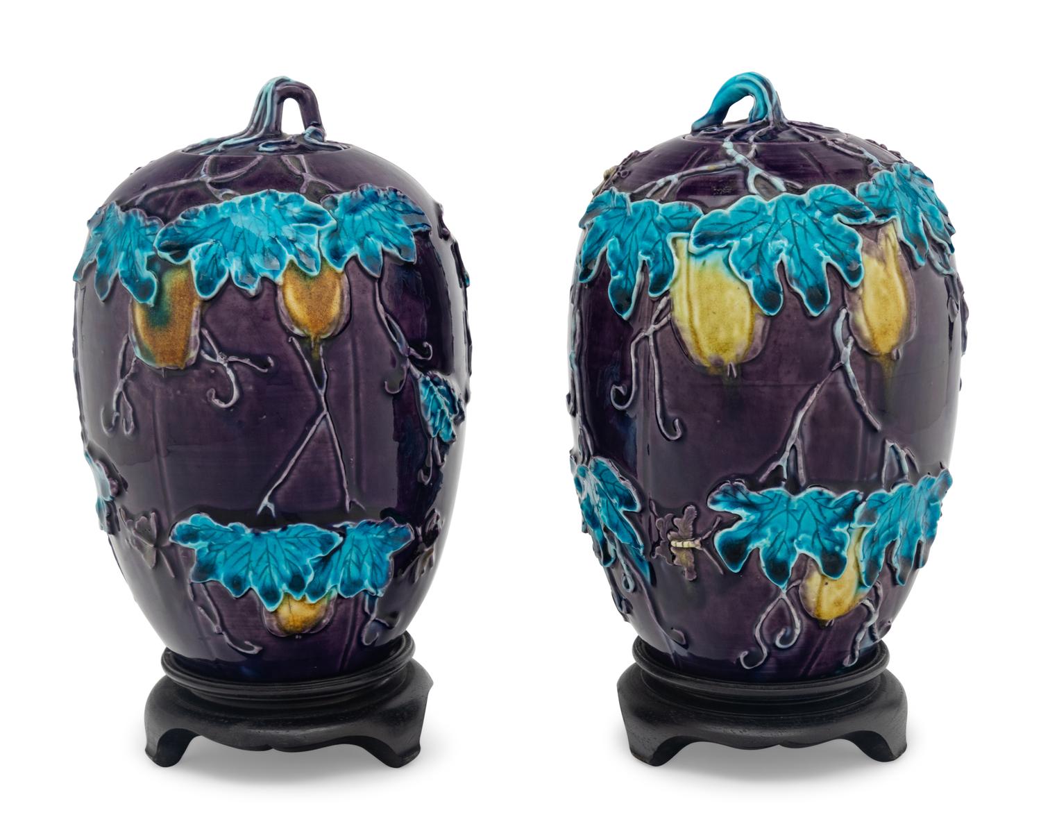 A Pair of Chinese Export Porcelain Jars