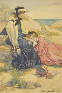 Little Women, Beth Lay on the Warm Rocks with her Head in Jo’s Lap, 1926