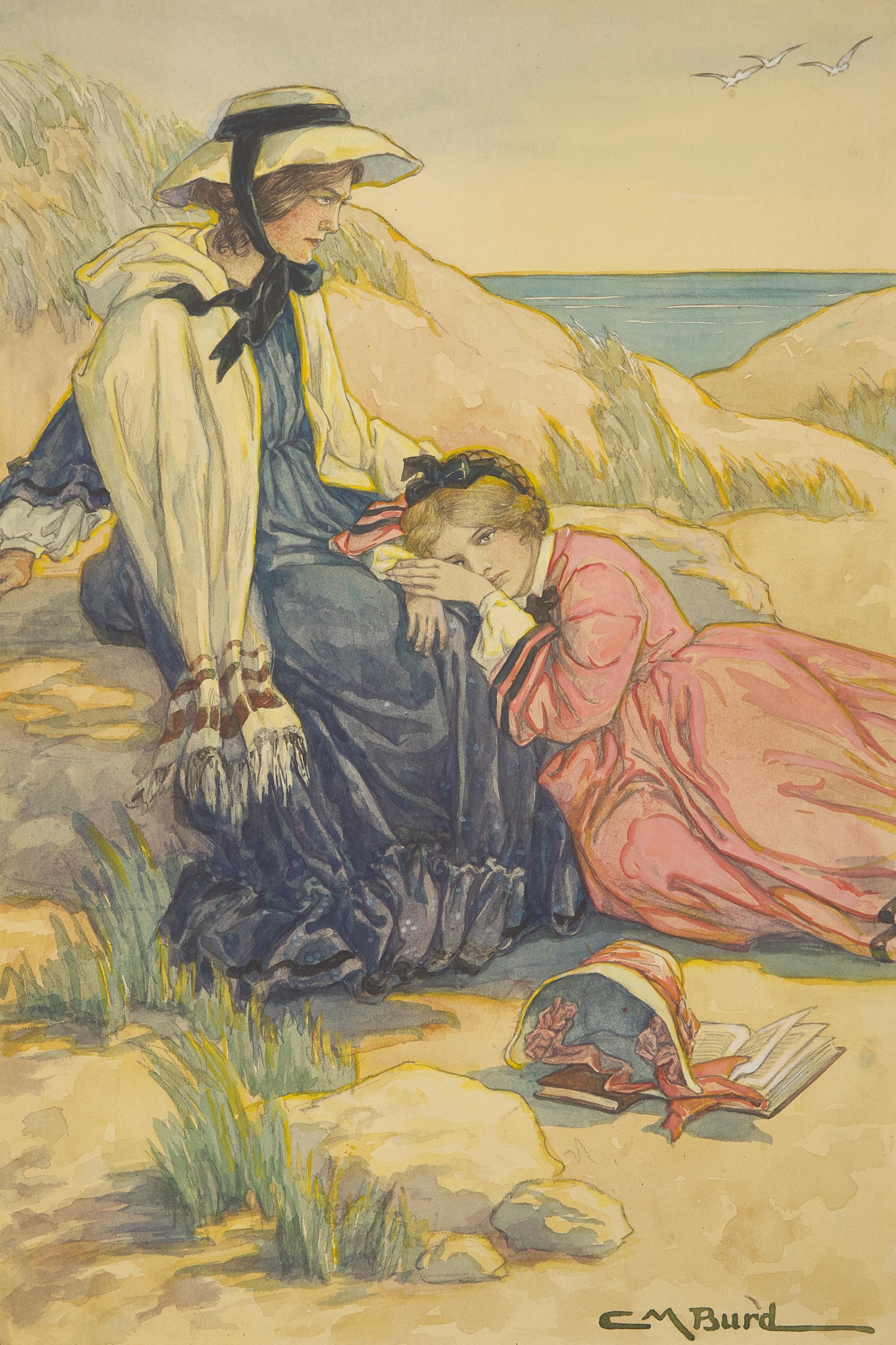 Little Women, Beth Lay on the Warm Rocks with her Head in Jo’s Lap, 1926