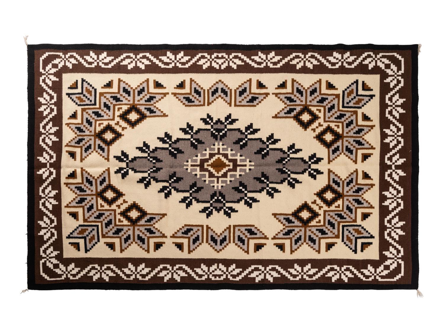 Navajo Two Grey Hills Weaving / Rug