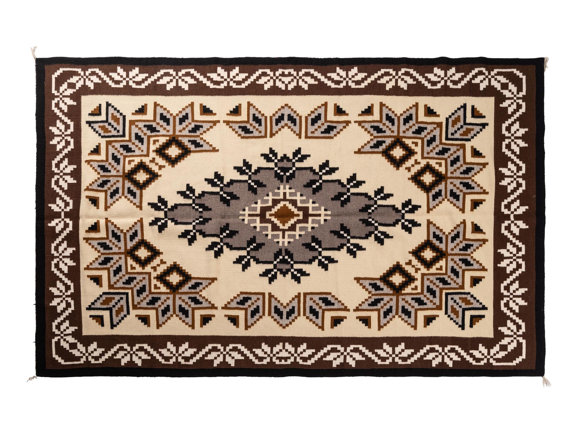 Navajo Two Grey Hills Weaving / Rug