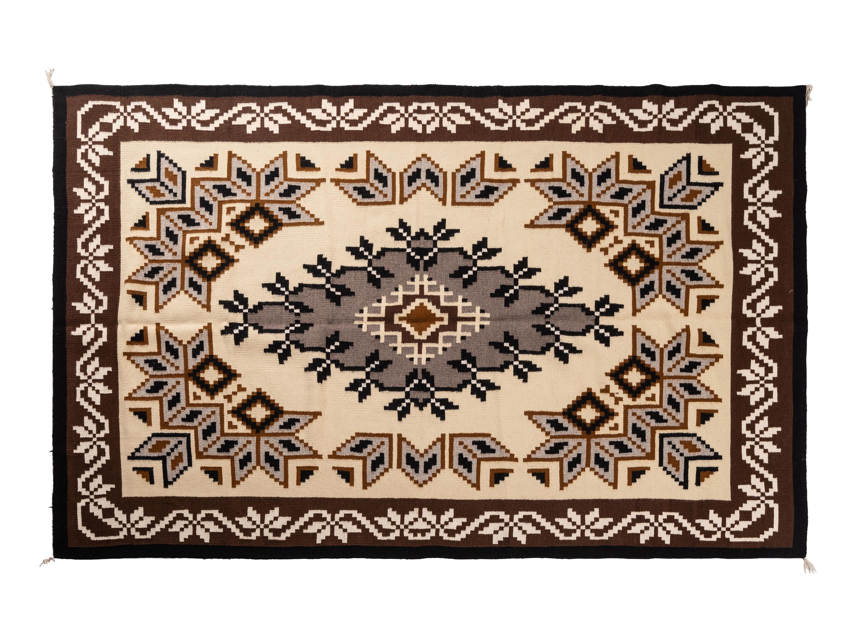 Navajo Two Grey Hills Weaving / Rug