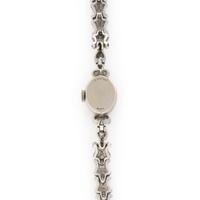 HAMILTON, DIAMOND AND WHITE GOLD WATCH