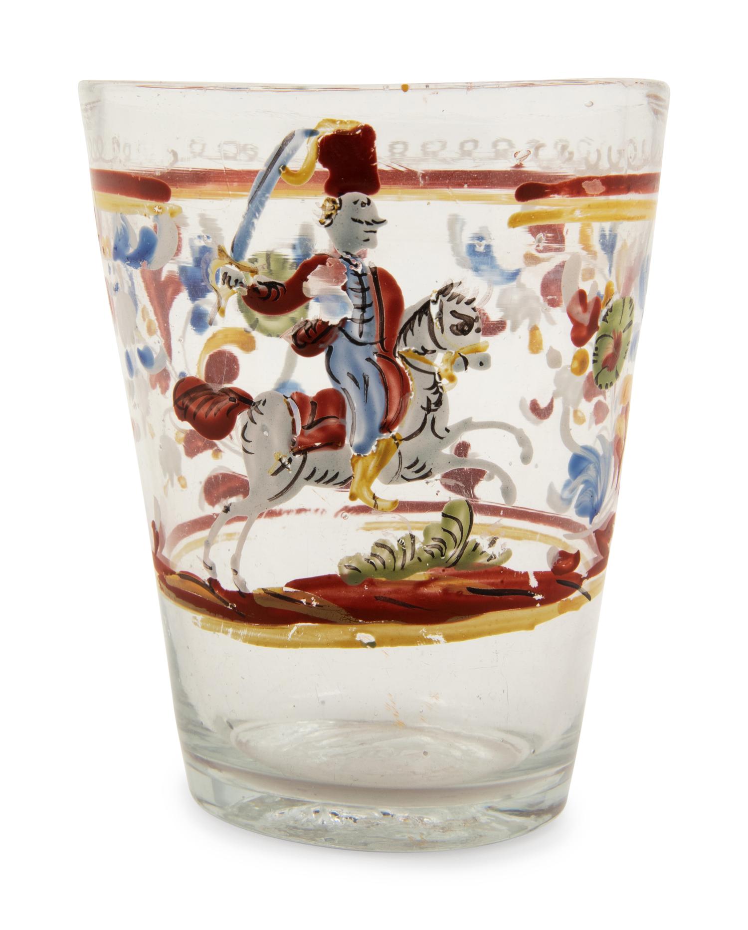 Five Stiegel-Type Glass Articles