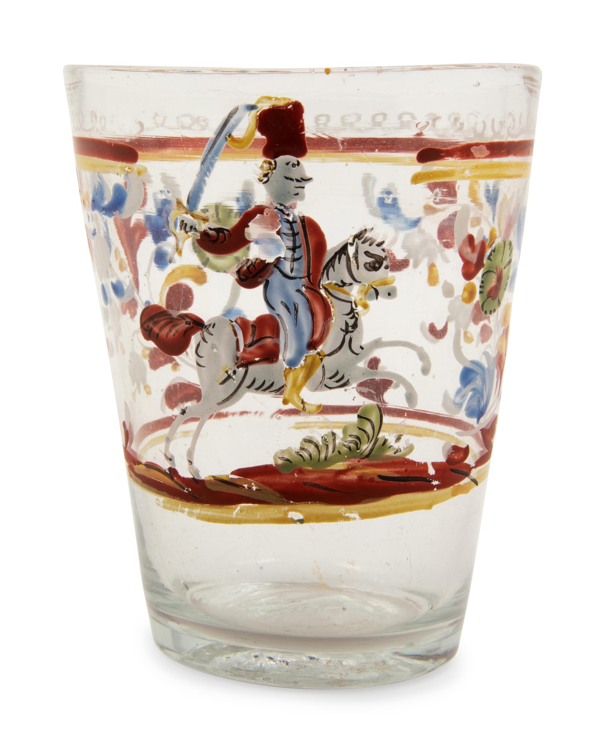 Five Stiegel-Type Glass Articles