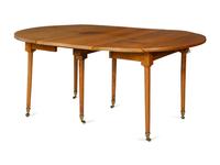 A Directoire Walnut Dining Table