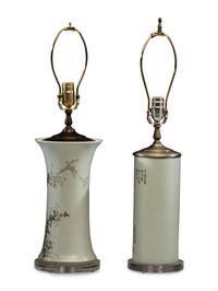 A Pair of Chinese Export Porcelain Vases