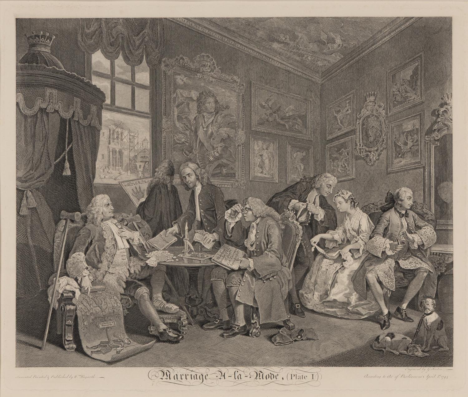 After William Hogarth (English 1697-1764)