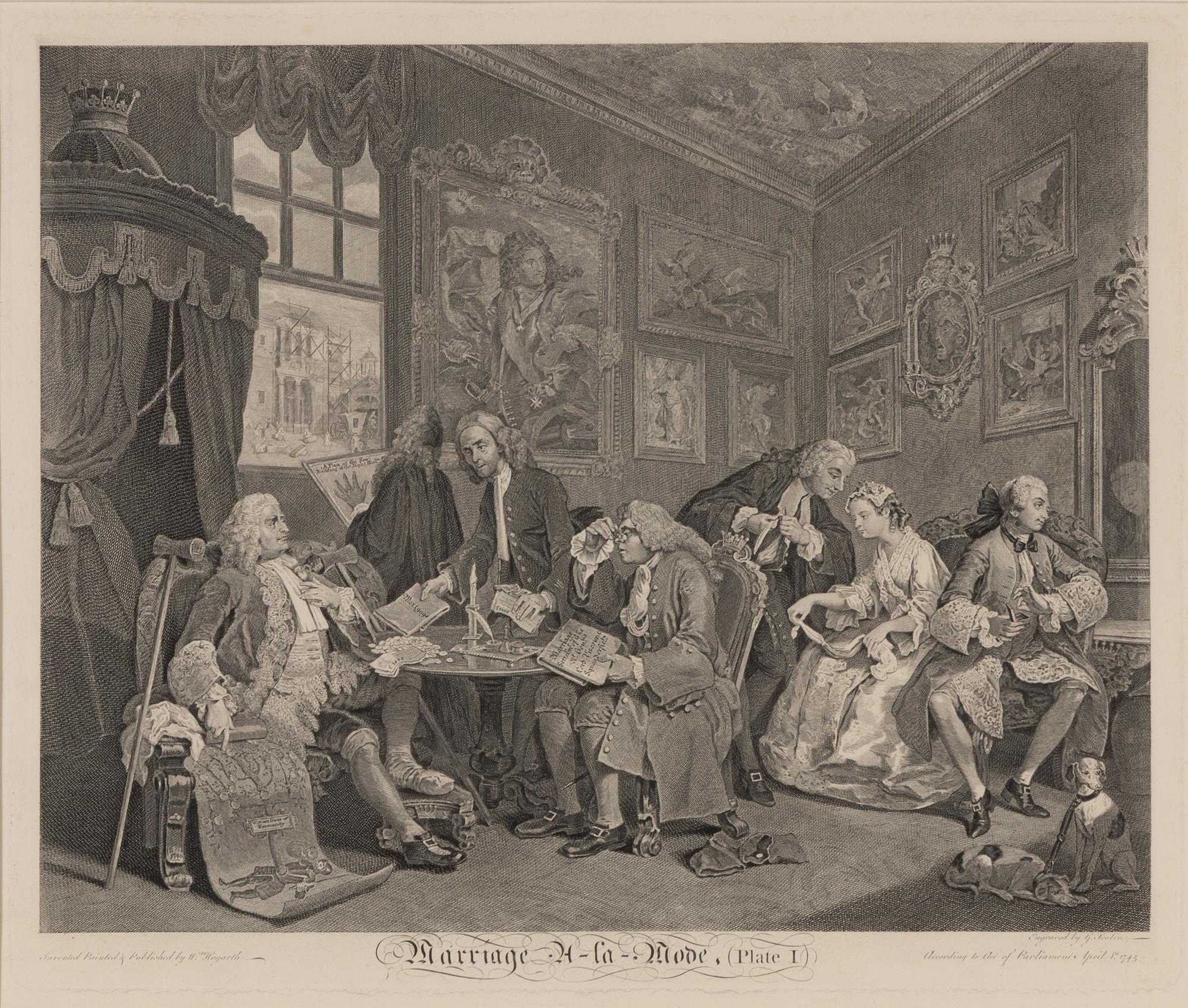 After William Hogarth (English 1697-1764)