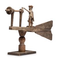 A Figural Pine Whirligig