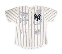 A Large Group of Signed Autograph New York Yankees Items (Including Reggie Jackson and Jim Catfish Hunter),