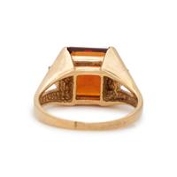 CITRINE AND DIAMOND RING