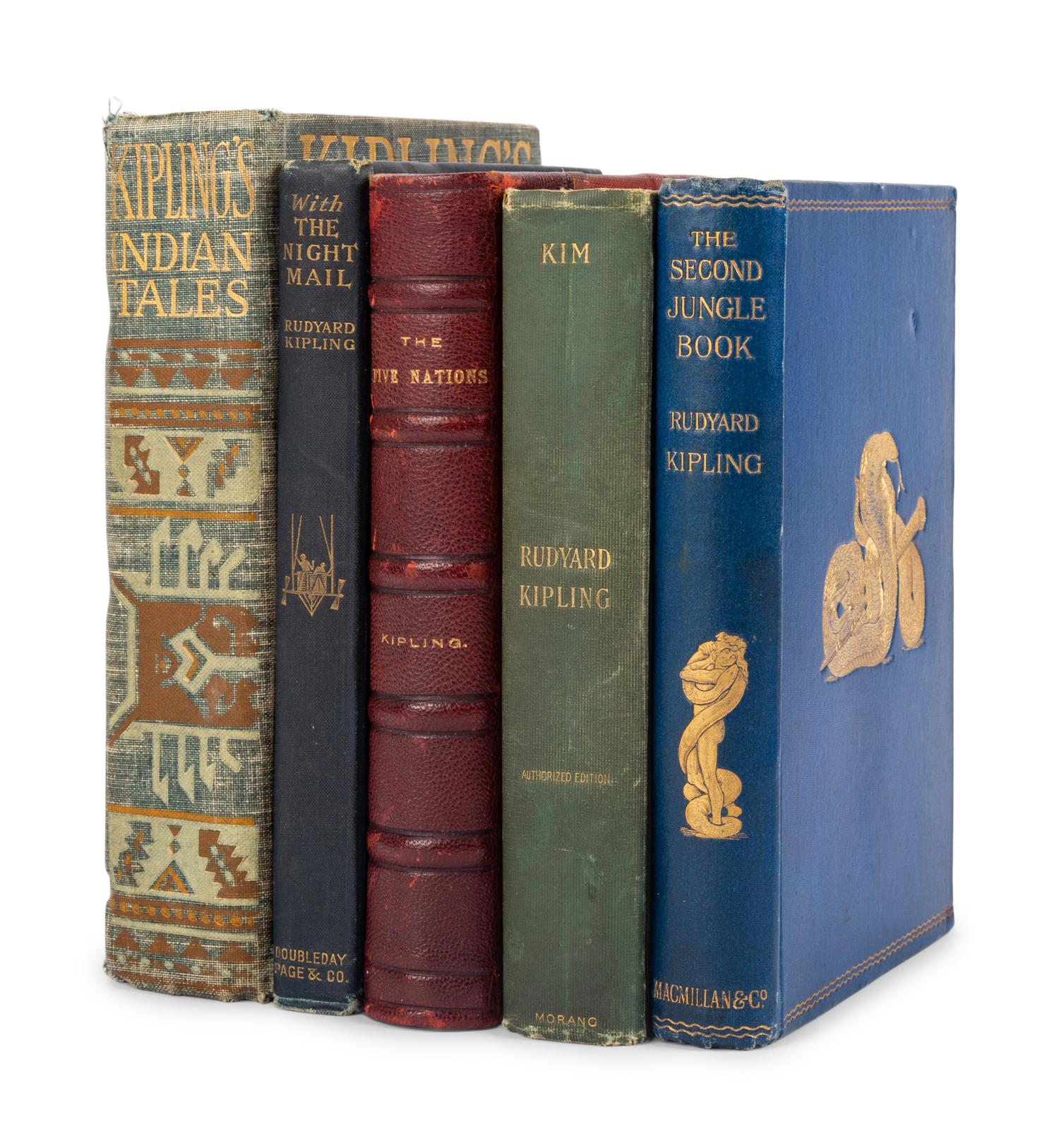 KIPLING, Rudyard (1865-1936). A group of 18 works in 19 volumes, comprising: