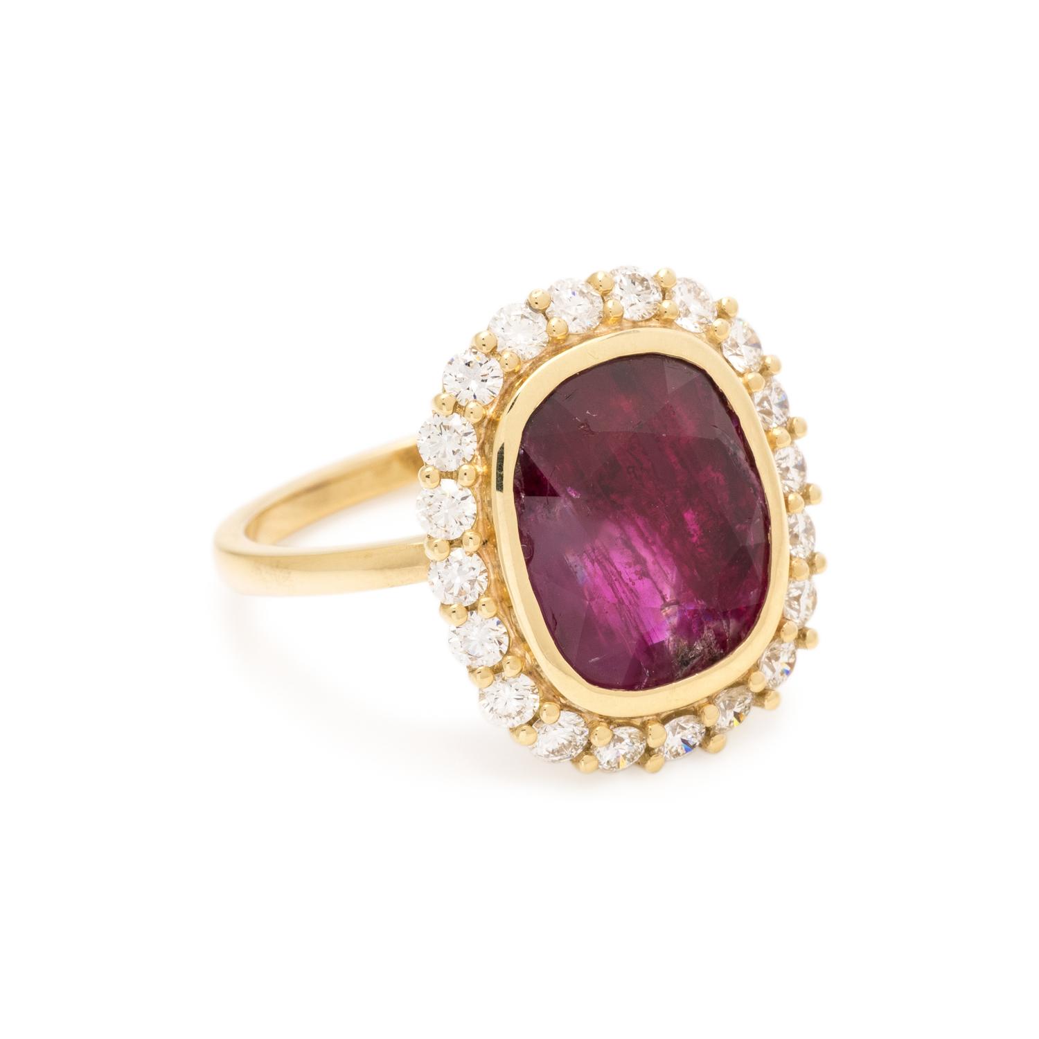 RUBY AND DIAMOND RING