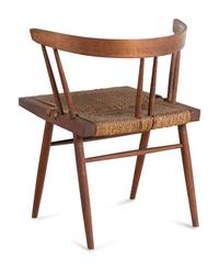 Set of Four Grass-Seat Chairs, c. 1950 Nakashima Studio, USA