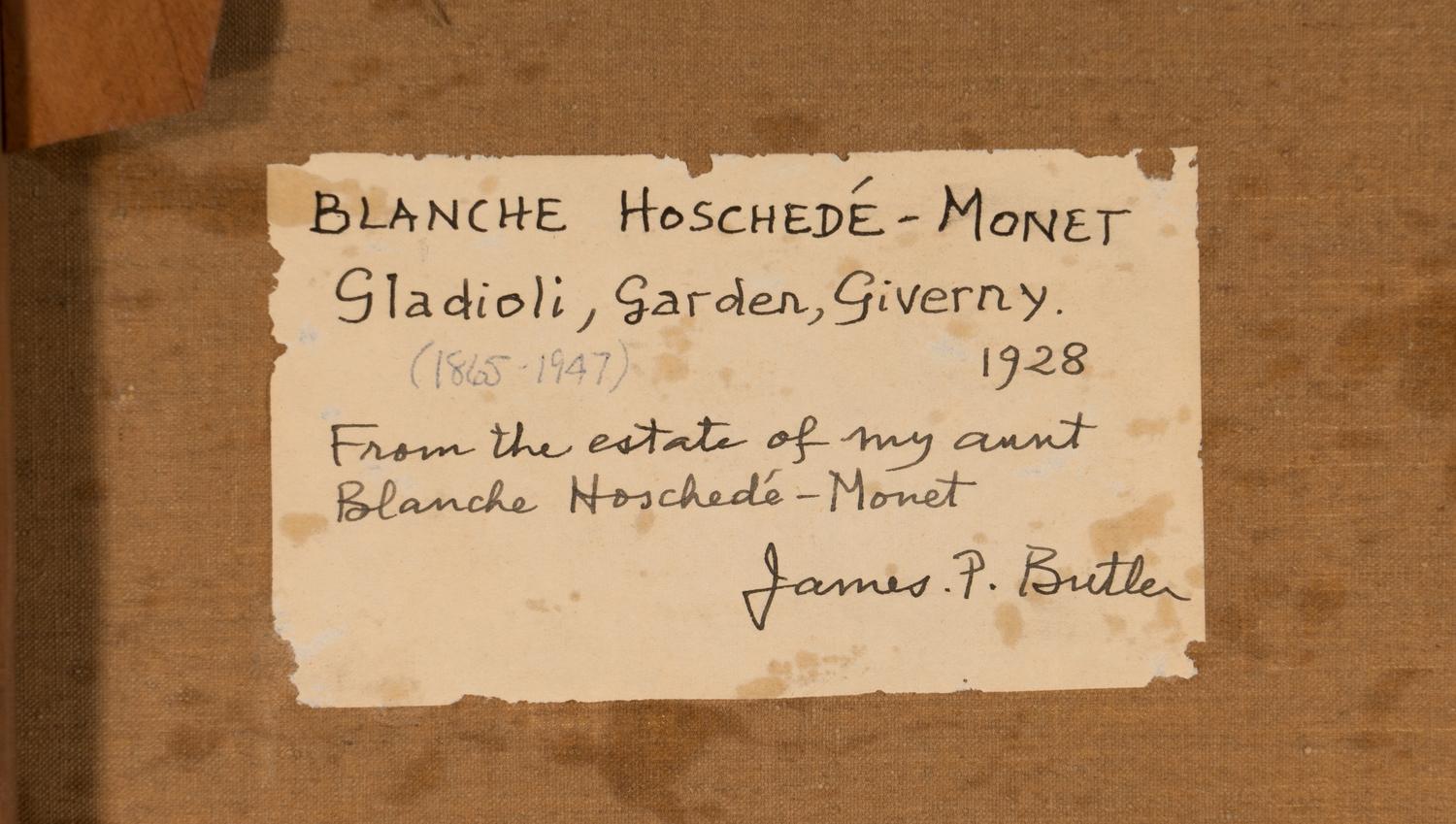 Jardin de Glaïeuls, Giverny, 1928