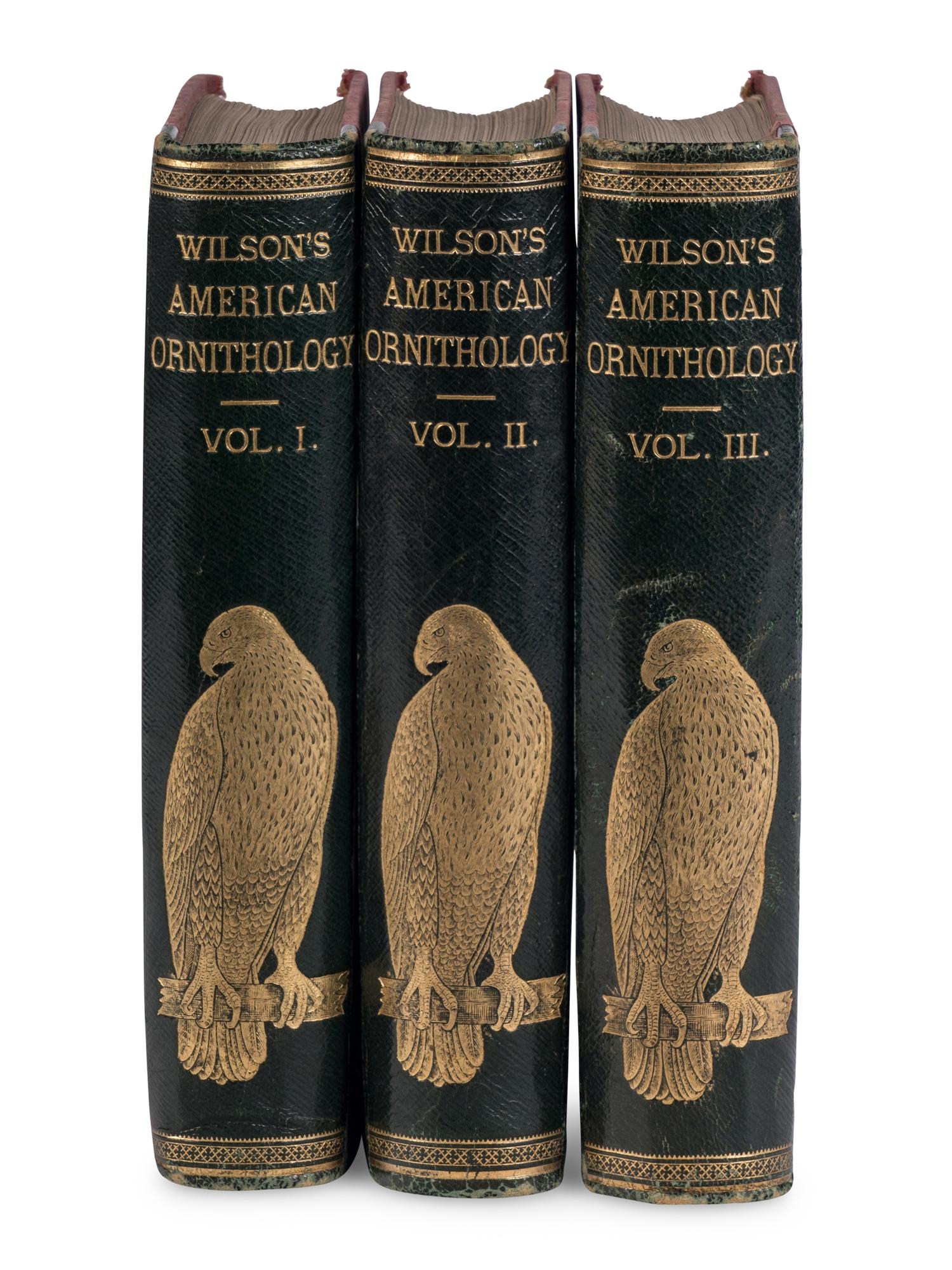 [NATURAL HISTORY]. WILSON, Alexander (1766-1813) and Charles Lucien BONAPARTE (1803-1857). American Ornithology; or, The Natural History of the Birds of the United States . London: Chatto and Windus, 1876.