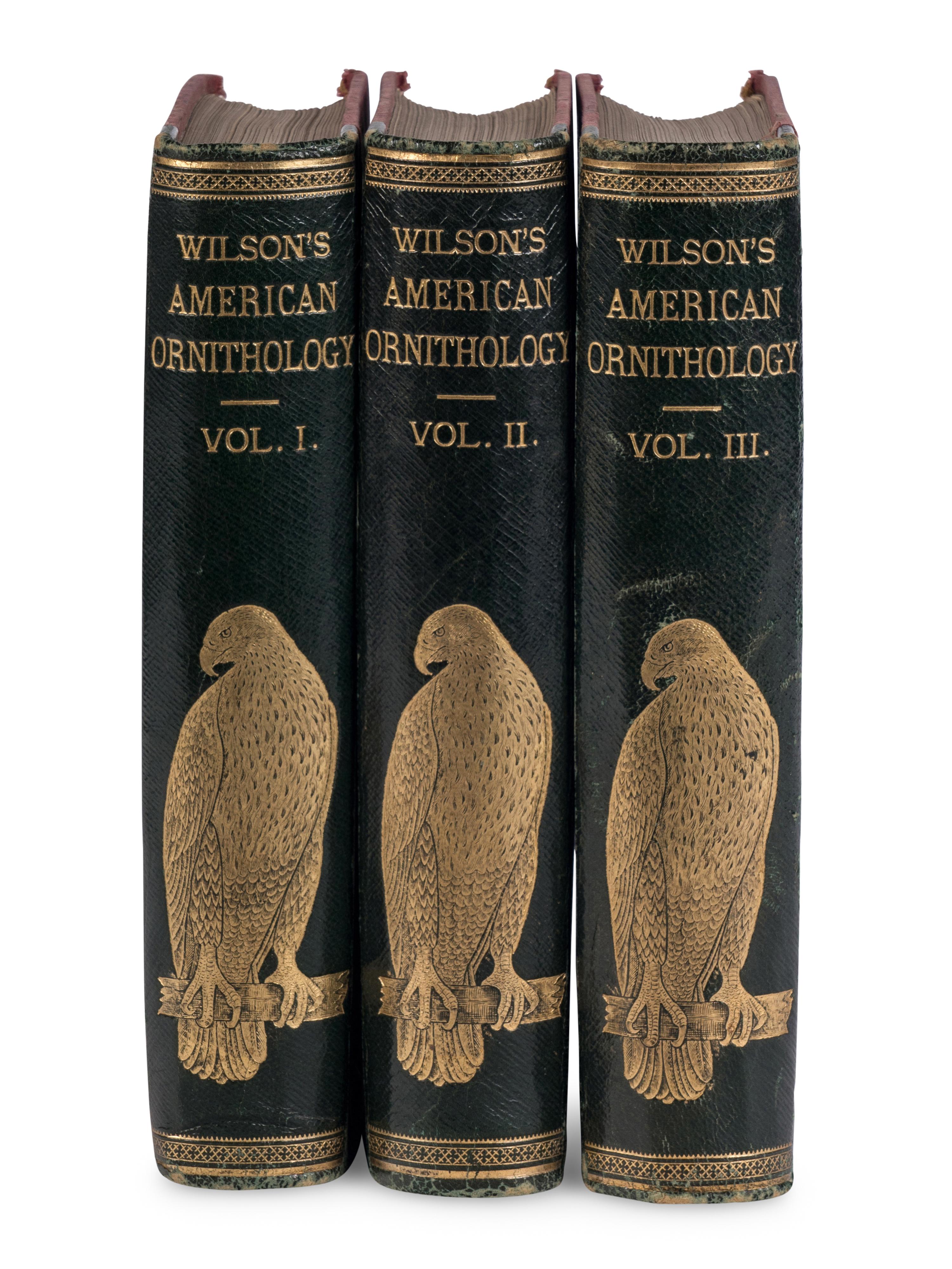 [NATURAL HISTORY]. WILSON, Alexander (1766-1813) and Charles Lucien BONAPARTE (1803-1857). American Ornithology; or, The Natural History of the Birds of the United States . London: Chatto and Windus, 1876.