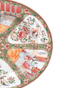 A Rose Medallion Porcelain Platter