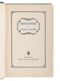 FAULKNER, William (1897-1962). Mosquitoes . New York: Boni and Liveright, 1927.